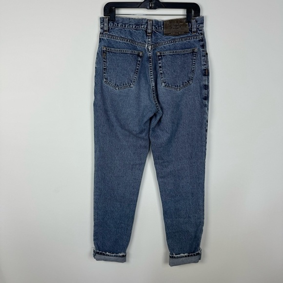 Vintage Retro Pepe Cuffed High Rise Mom Jeans Denim y2k trendy - Picture 2 of 5